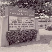 Oak Lawn Community High School Sign