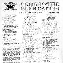 Bicentennial Corn Dance Flier, 1976