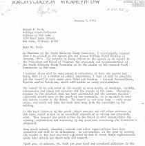 Youth Advisory Committe Study, 1973