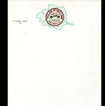 Thomas Powell Letterhead & Envelope, 1973
