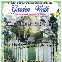 Garden Walk Poster, 2013