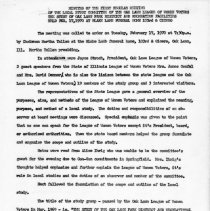 League of Women Voters Park Study, Part 1