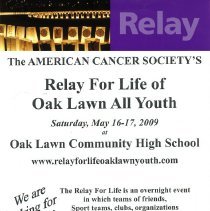 Relay for Life Poster, 2009