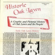 Historic Oak Lawn, 1999