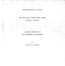 Hafstad:  95th Street Land Use Study, 1939