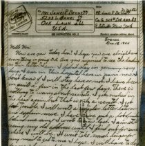 V-Mail Letter from James R. Bennett