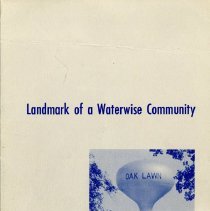 Pumping Station Dedication Pamphlet