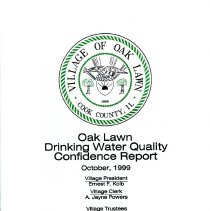 Drinking Water Quality Report, 1999