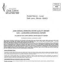 Drinking Water Quality Report, 2008