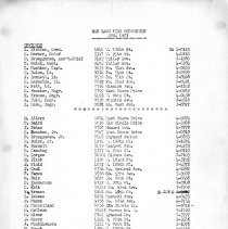 Oak Lawn Fire Dept Roster, 1957