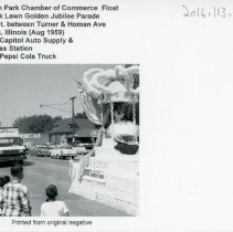 Oak Lawn Golden Jubilee Postcard