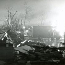 Aftermath of the 1967 Oak Lawn Tornado