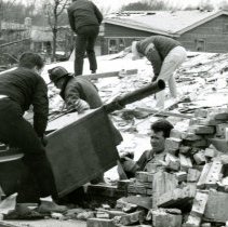 Aftermath of the 1967 Oak Lawn Tornado