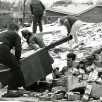 Aftermath of the 1967 Oak Lawn Tornado