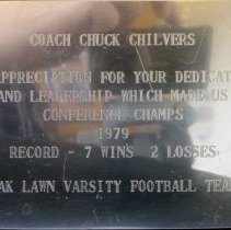 Chuck Chilvers Football Trophy
