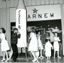 Harnew Graduates Blast Off with Party, 1965