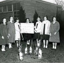 St. Gerald Girl Scouts Plant Roses at Oak Lawn Public Library