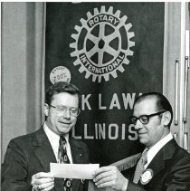 Rotary Club President Dr. Tom Salmon