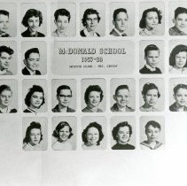 Agnes McDonald School 7th Grade Class Picture 1957-58