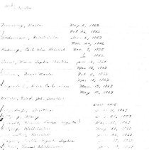 Records Relating to Early Settlers of Oak Lawn