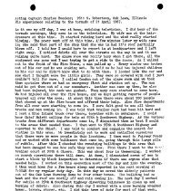 Firefighter Tornado Reminiscenses