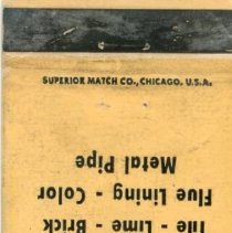 William Brandt and Son Matchbook