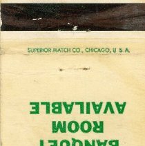 Zale's Coffee Shop Matchbook