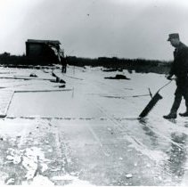 Olaf Larsen at the Evergreen Farm