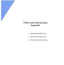 Traffic and Parking Study, 2016
