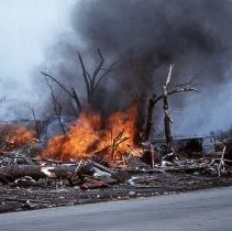 Aftermath of the 1967 Oak Lawn Tornado