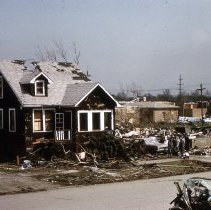 Aftermath of the 1967 Oak Lawn Tornado