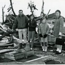 Aftermath of the 1967 Oak Lawn Tornado
