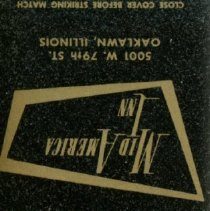 Mid America Inn Matchbook