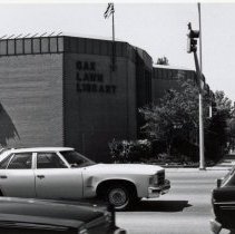Exterior of Oak Lawn Public Library with Sculptures