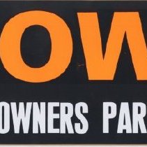 Thomas V. Powell Promotional Bumper Sticker
