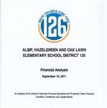School Dist 126 Financial Analysis, 2011