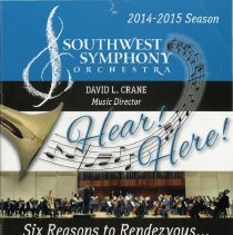 Southwest Symphony Orchestra Programs, 2014-15