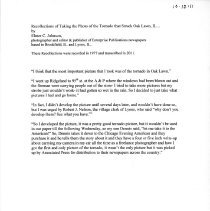 1967 Tornado Photo Recollection