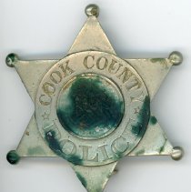 Cook County Police Department Badge