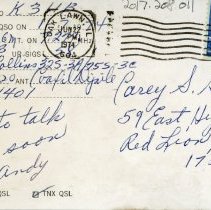 Citizen's Band Radio Postcard, WB9ETE