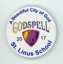 St. Linus School Godspell Button