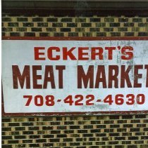 Eckert's Meat Market Sign