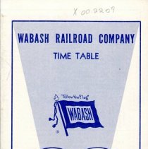 Wabash Railroad Time Table, 1962