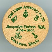 Oak Lawn Assembly No. 30 Wooden Nickel