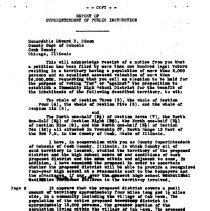 Oak Lawn Comm. High School Report, 1950