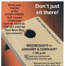 Teen Bean Bag Nights Poster, 2004