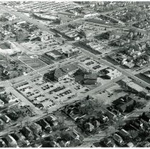 Aerial View of Oak Lawn Business District