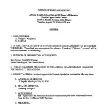 SD125 Board Packet, 2016-2017