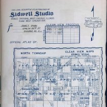1953 Sidwell Studio Worth Township Map Collection