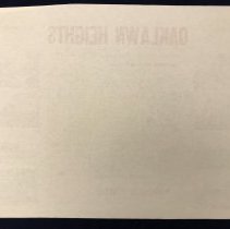 1892 Map of Oak Lawn Heights